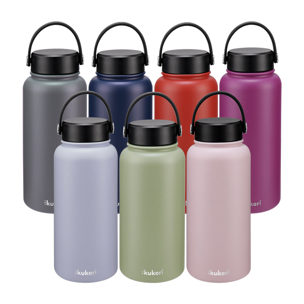 Kukeri 1000ml Double Wall Vacuum Bottle - Fuchsia