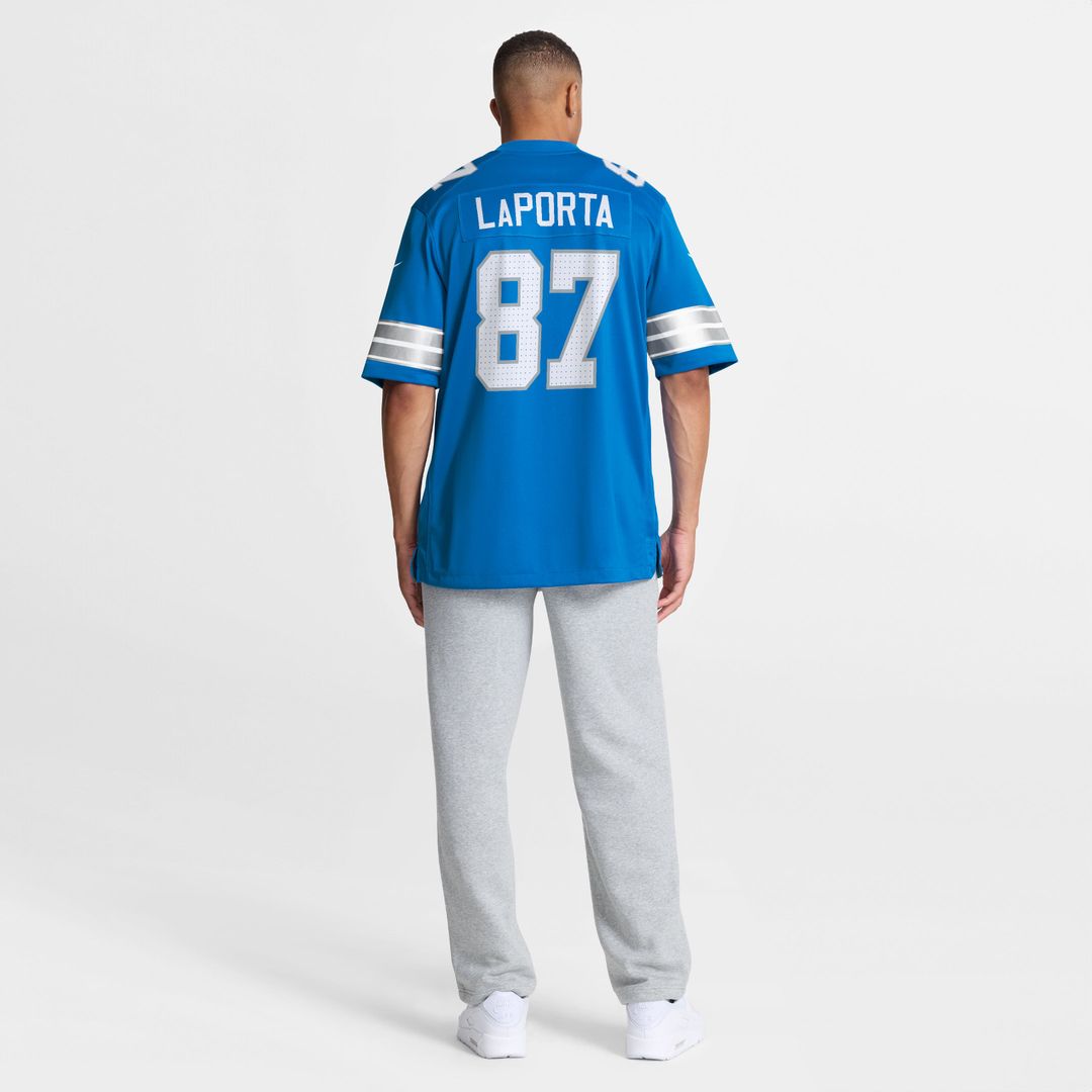 Men's Detroit Lions Sam LaPorta Nike White Game Jersey product image 10