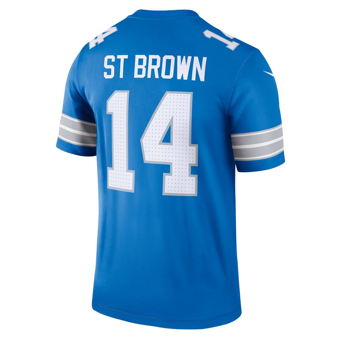 Men's Detroit Lions Amon-Ra St. Brown Nike Blue Legend product image 5