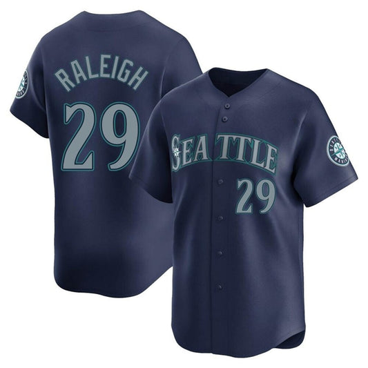 #29 Cal Raleigh Player S.Mariners Road Baseball Jerseys product image 1