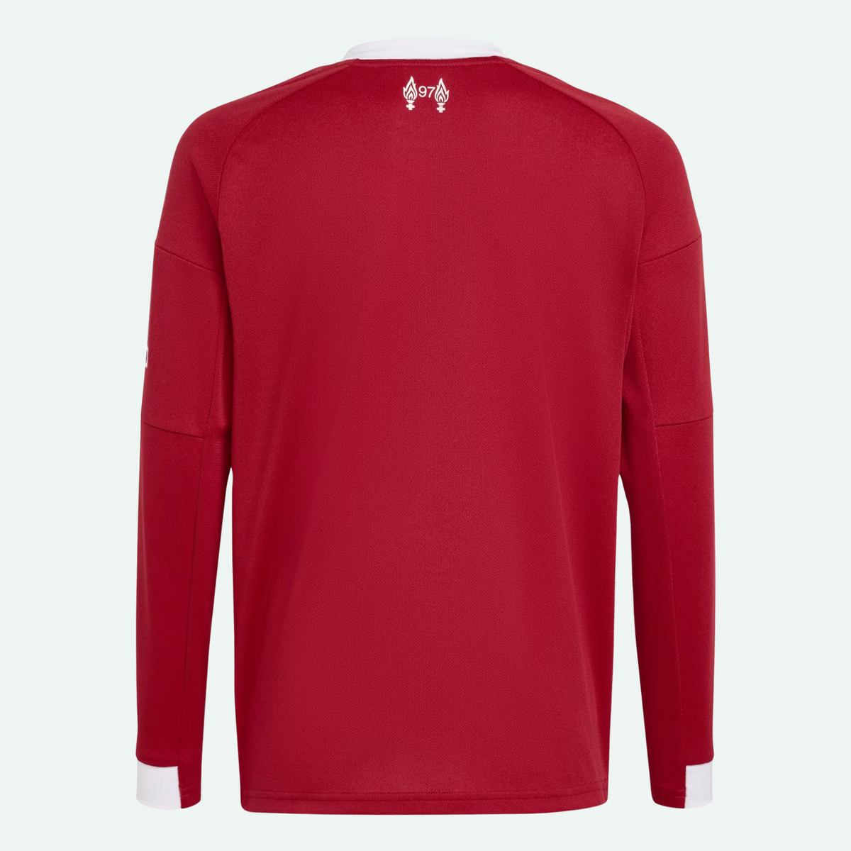 Liverpool FC 25/26 Long Sleeve Home Kids Jersey product image 2, provided for visual reference and product detail review