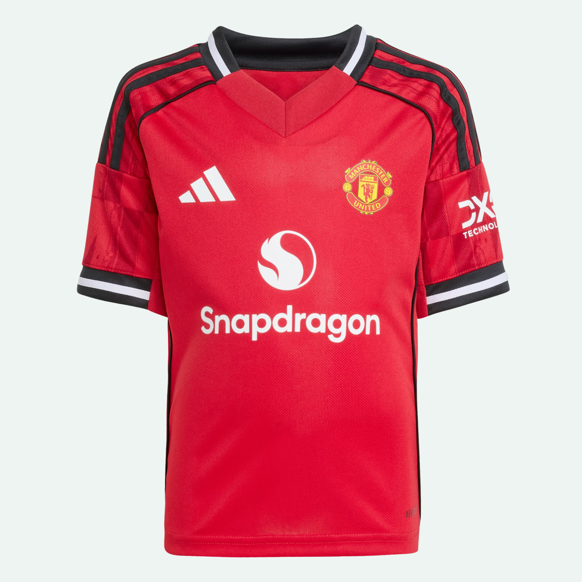 Manchester United 25/26 Home Mini Kids Kit product image 2, provided for visual reference and product detail review