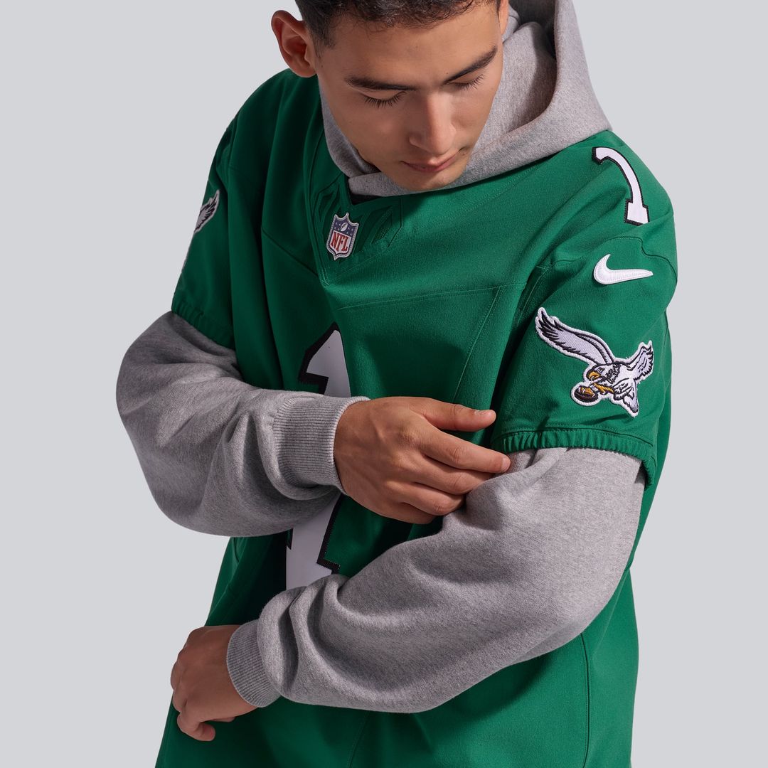 Men's Philadelphia Eagles Jalen Hurts Nike Midnight Green product image 15