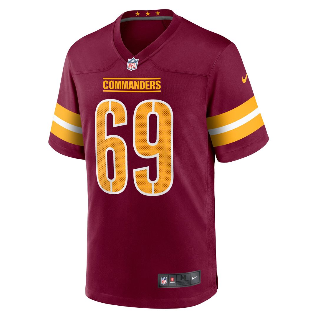 Men's Washington Commanders Tyler Ott Nike Burgundy Game product image 2
