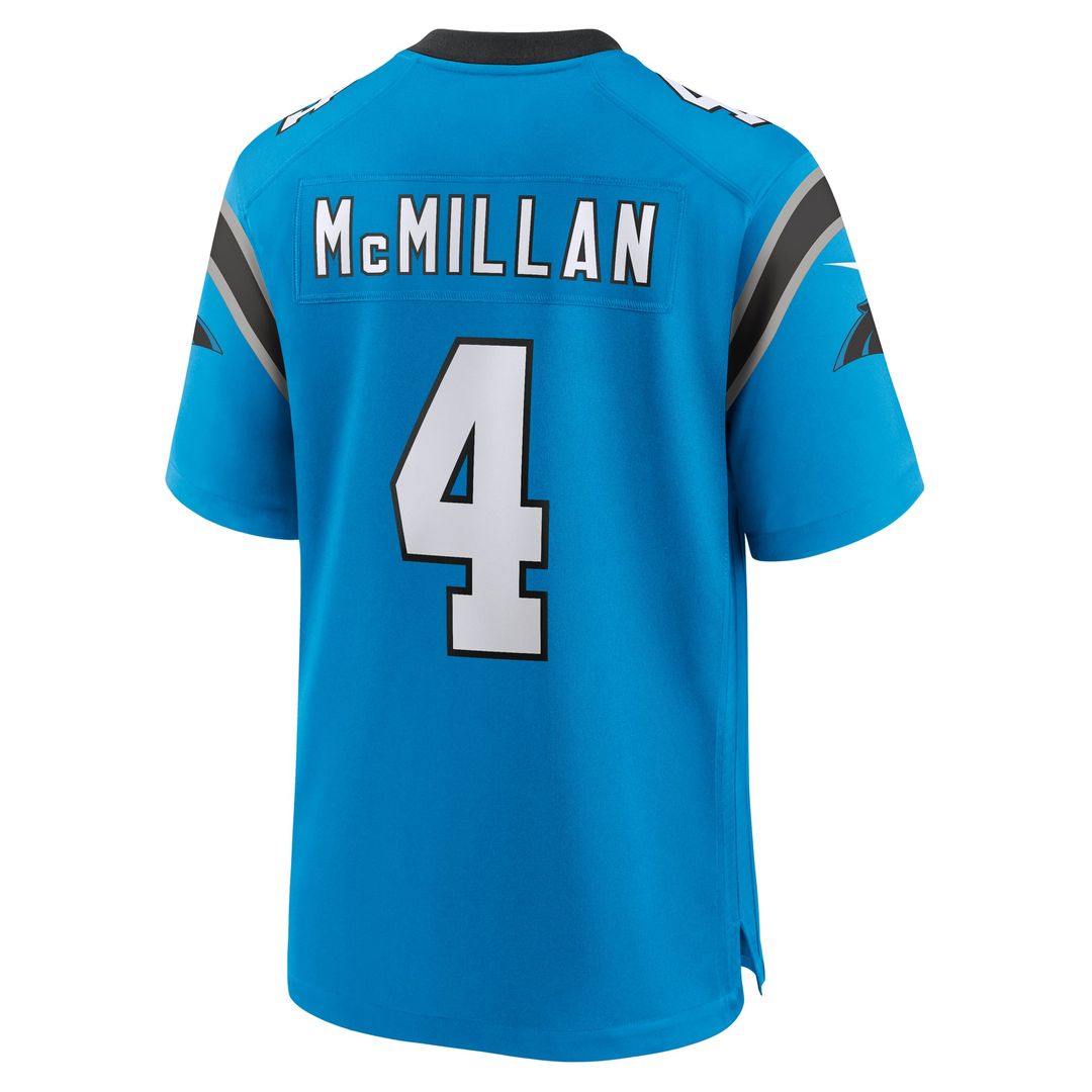 Men's Carolina Panthers Tetairoa McMillan Nike Blue product image 3