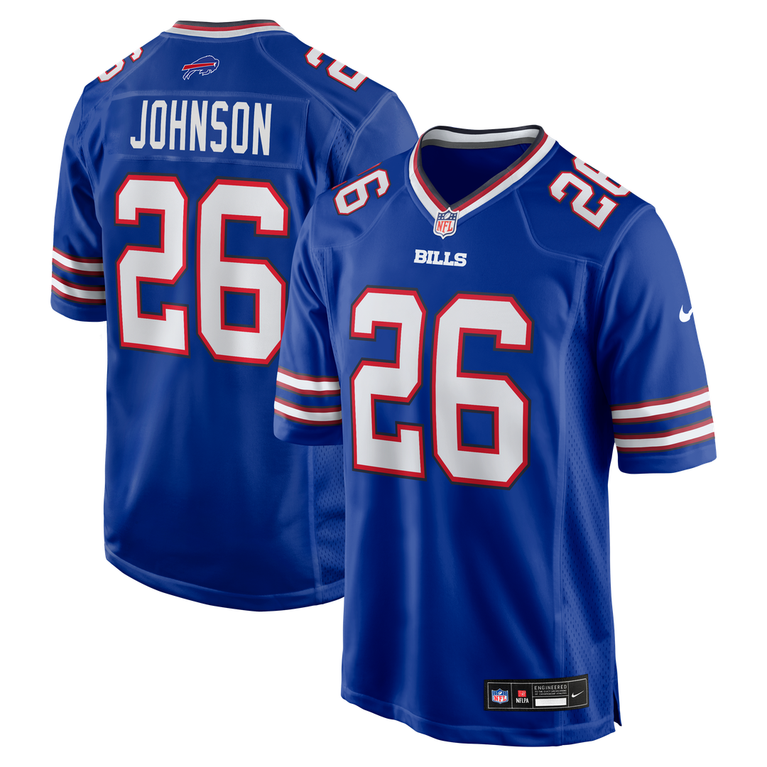 Men's Buffalo Bills Ty Johnson Nike Royal Team Game Jersey product image 1