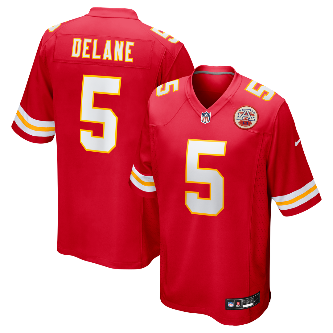 Men's Kansas City Chiefs Mansoor Delane Nike Red Team Game product image 7