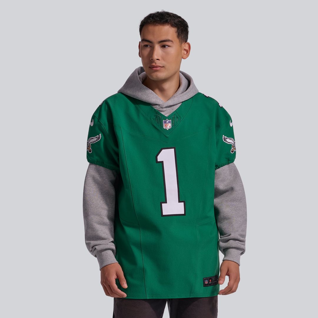 Men's Philadelphia Eagles Jalen Hurts Nike Midnight Green product image 8