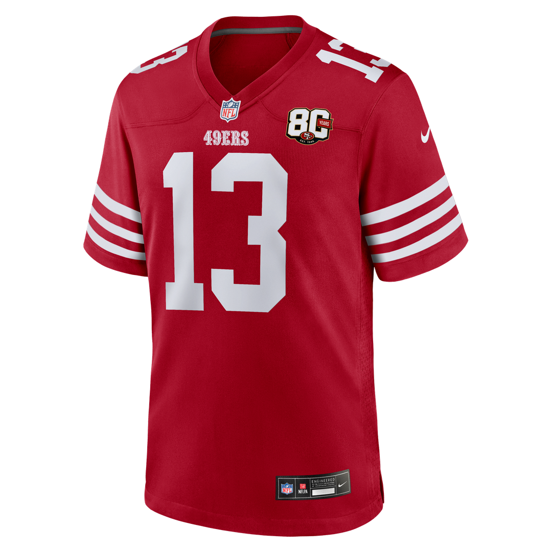 Men's San Francisco 49ers Brock Purdy Nike White 80th product image 12