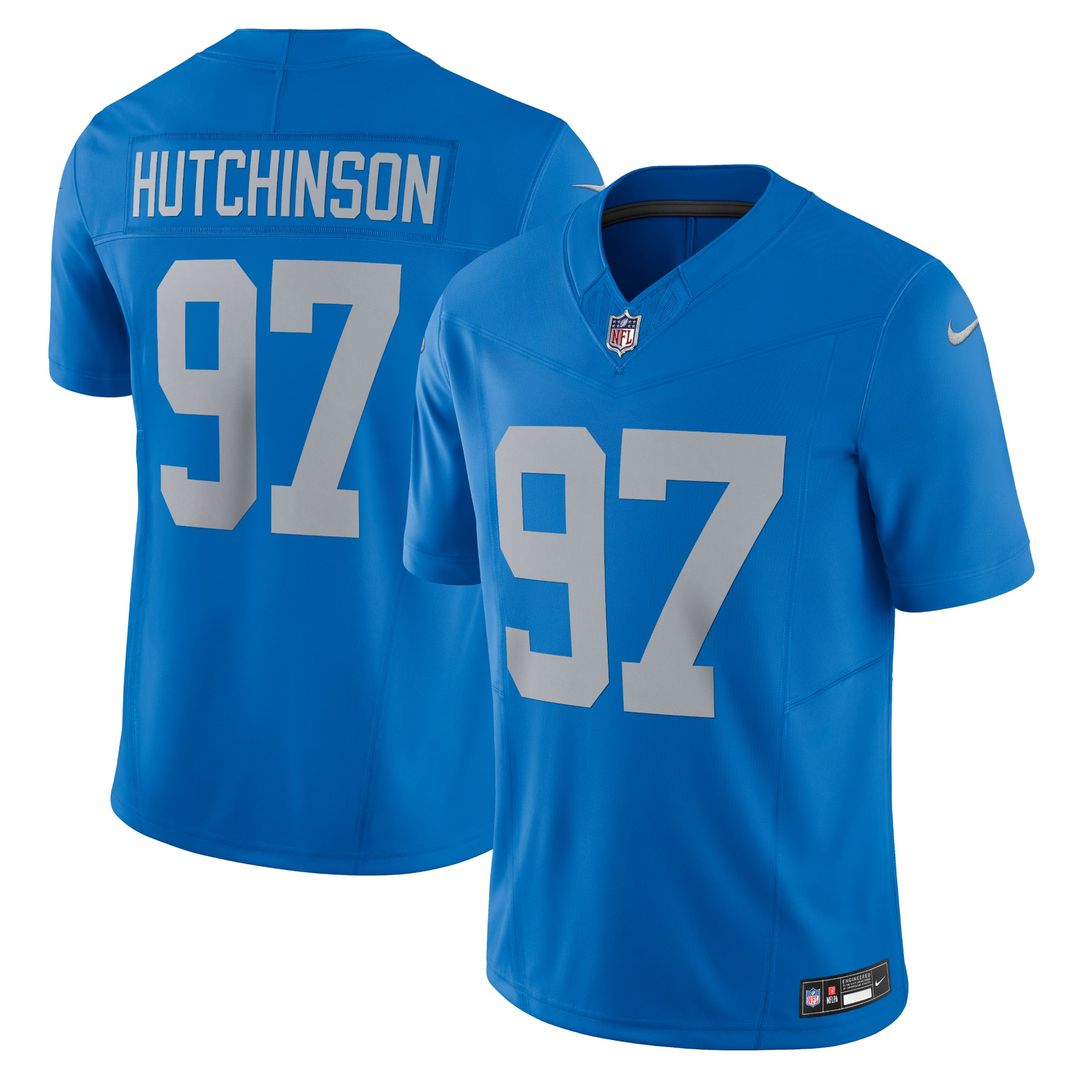 Men's Detroit Lions Aidan Hutchinson Nike Black 2nd product image 7