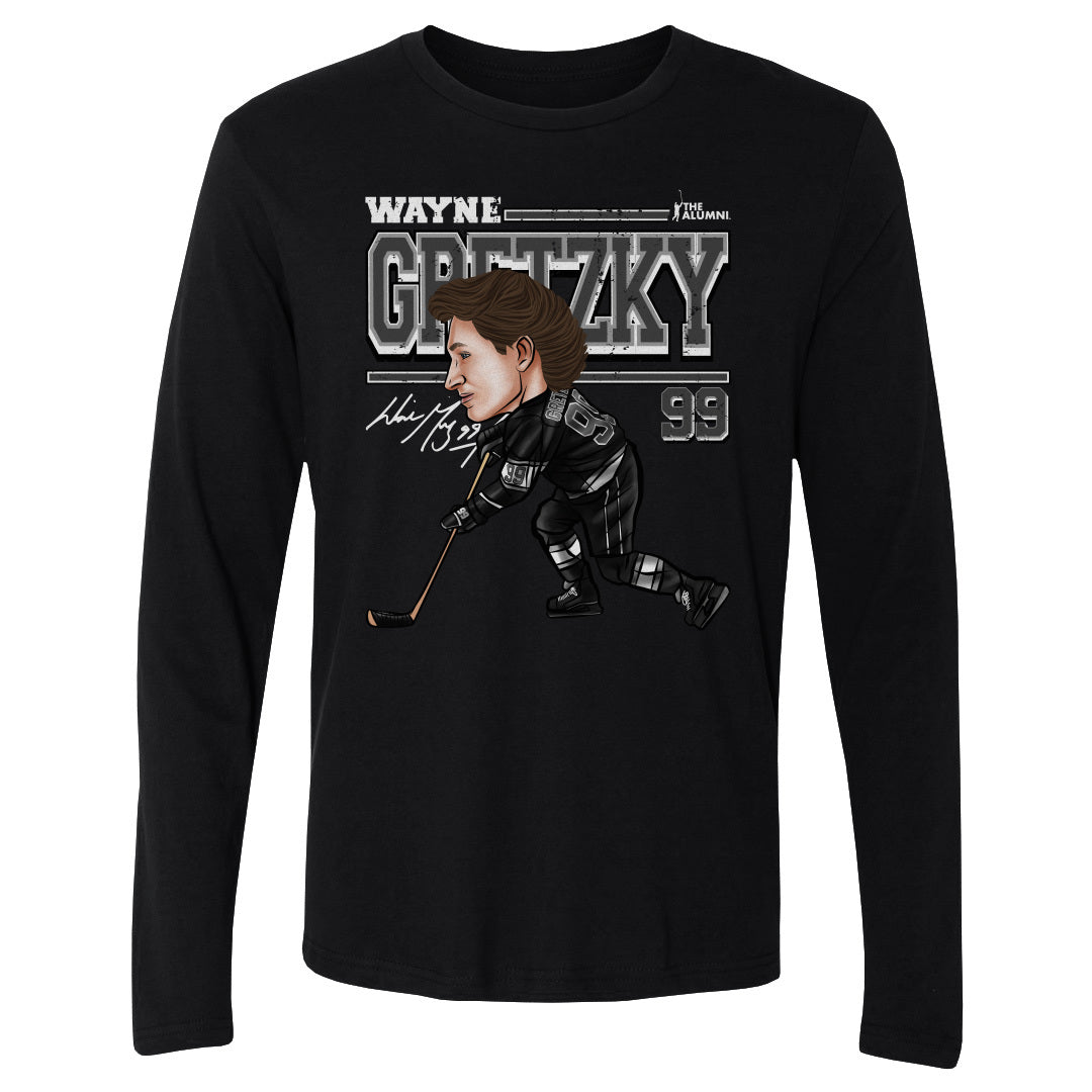 Wayne Gretzky Los Angeles Cartoon WHT product image 2, provided for visual reference and product detail review