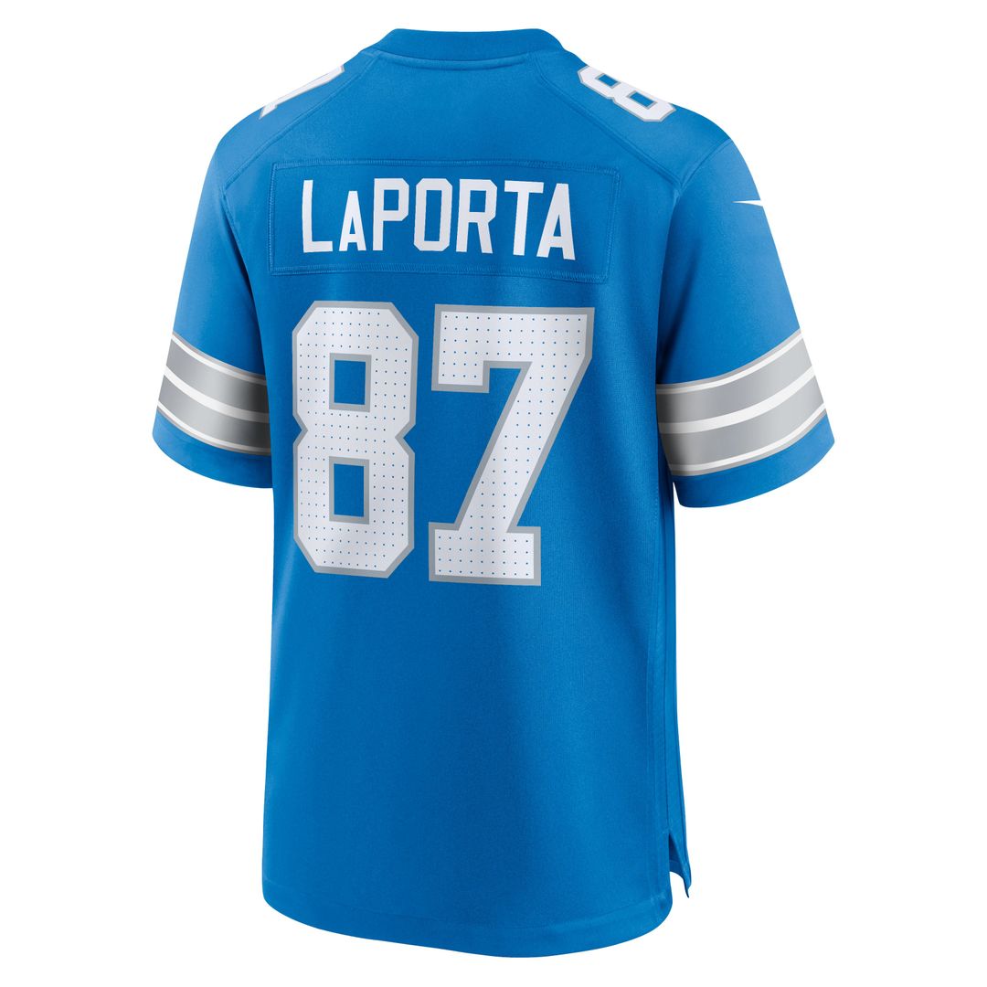 Men's Detroit Lions Sam LaPorta Nike White Game Jersey product image 8