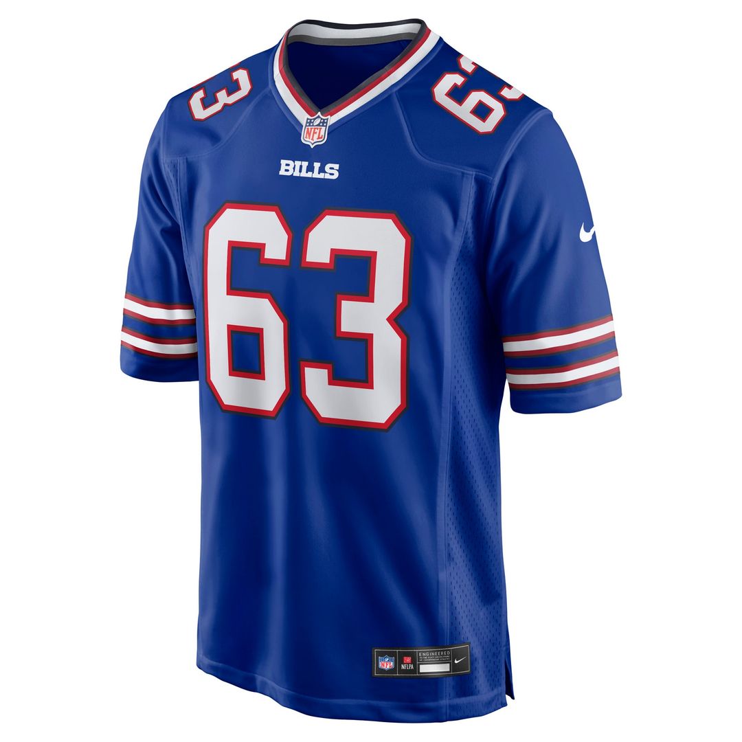 Men's Buffalo Bills Austin Corbett Nike Royal Team Game product image 2