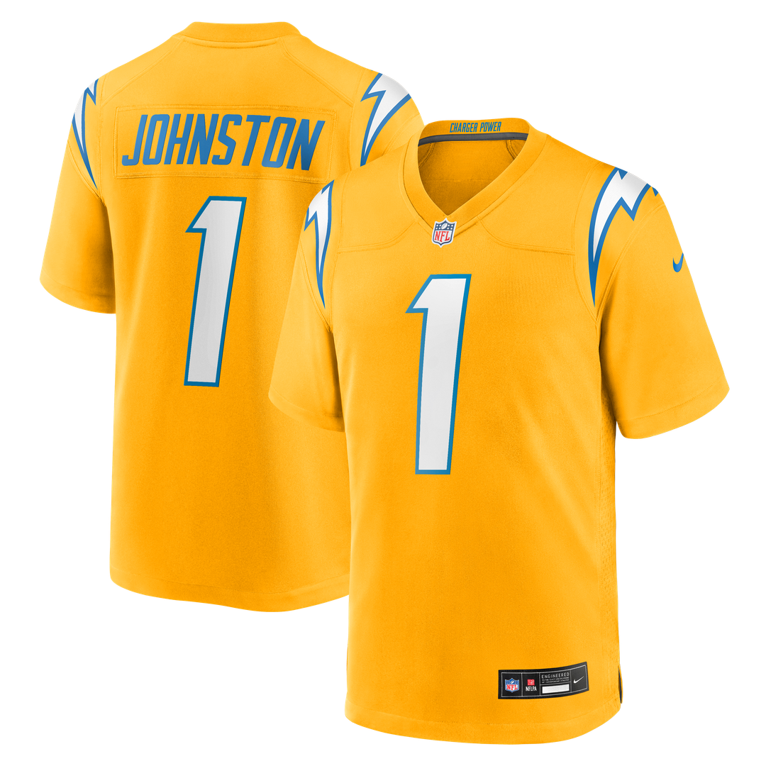 Men's Los Angeles Chargers Quentin Johnston Nike Gold product image 1