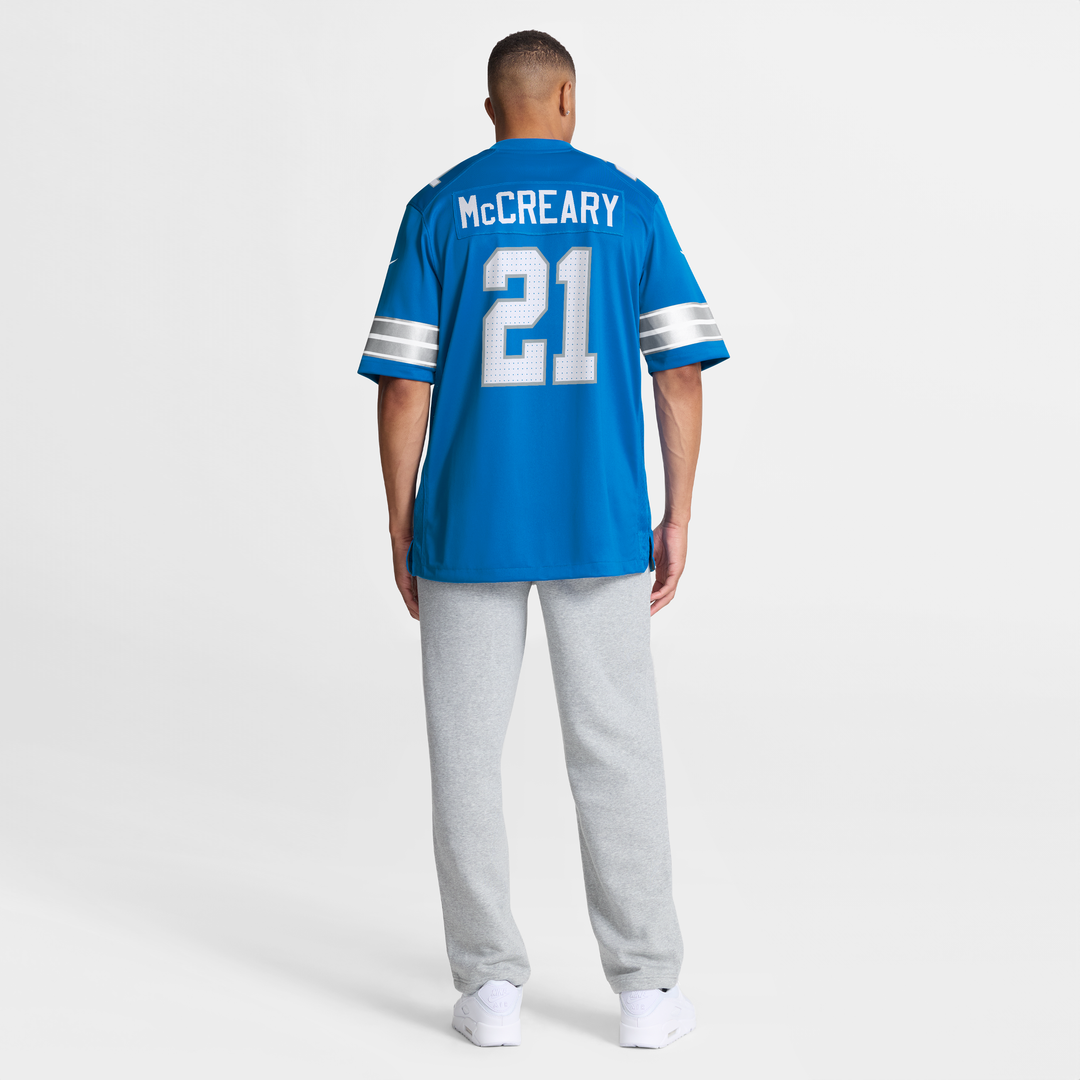 Men's Detroit Lions Roger McCreary Nike Blue Team Game product image 5