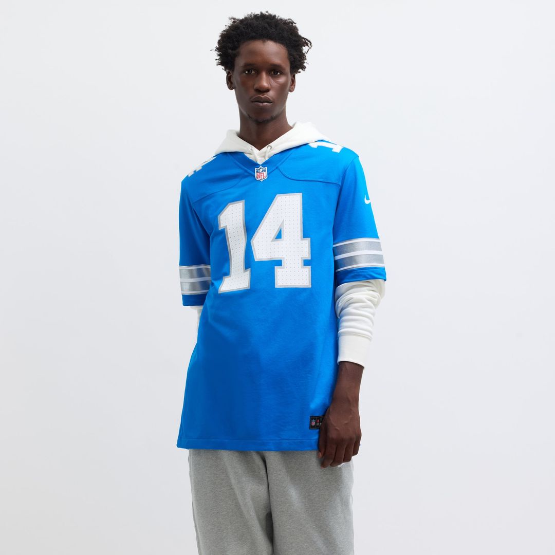 Men's Detroit Lions Amon-Ra St. Brown Nike Blue Game Jersey product image 14