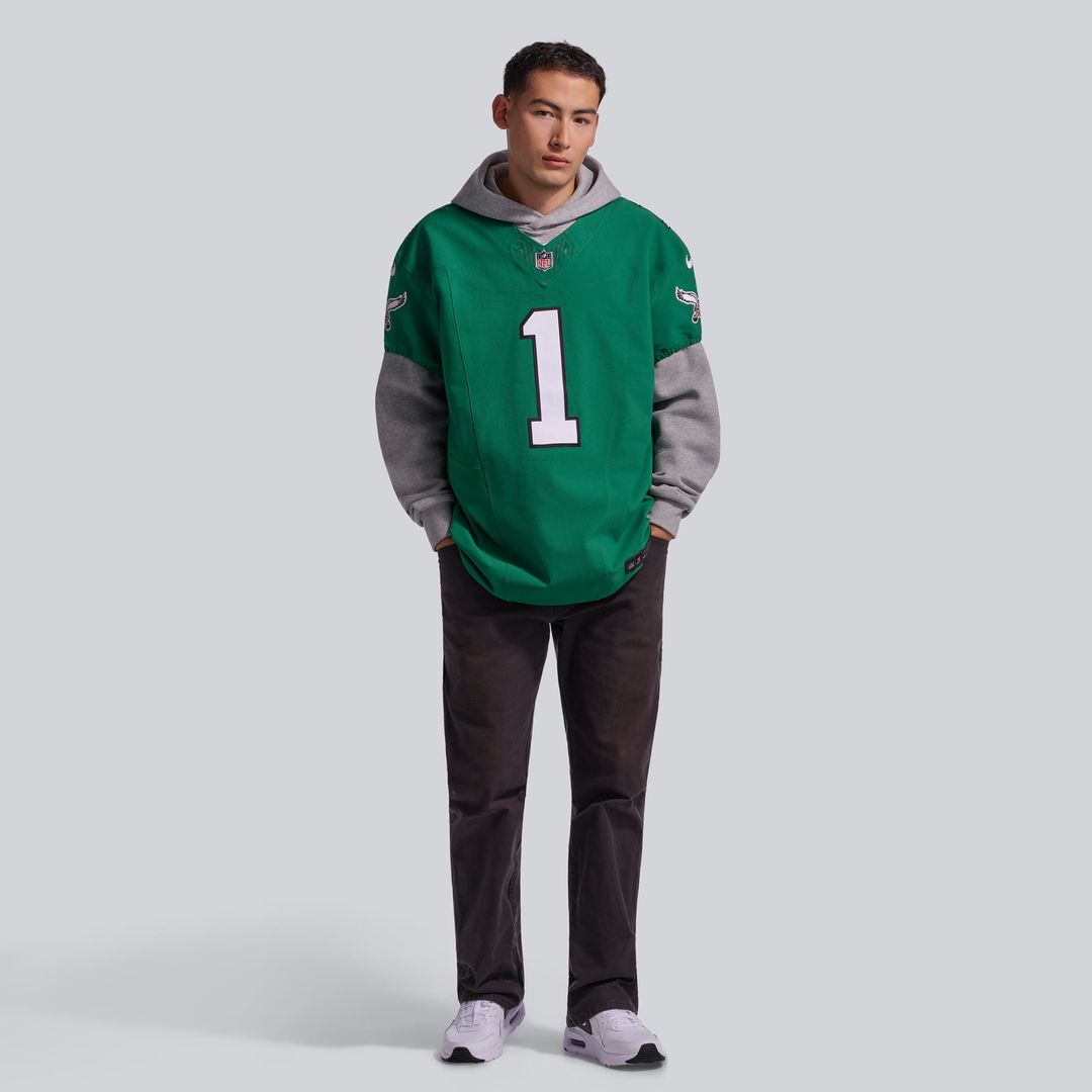 Men's Philadelphia Eagles Jalen Hurts Nike Midnight Green product image 10