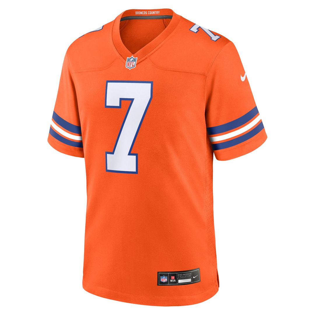 Men's Denver Broncos John Elway Nike Orange Mile High product image 2