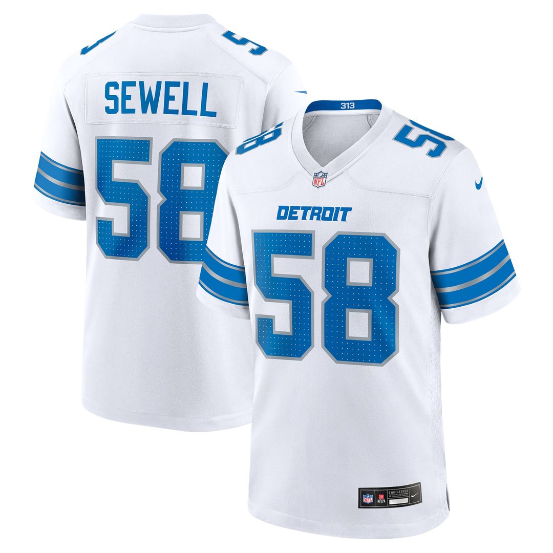 Men's Detroit Lions Penei Sewell Nike Black 2nd Alternate product image 13