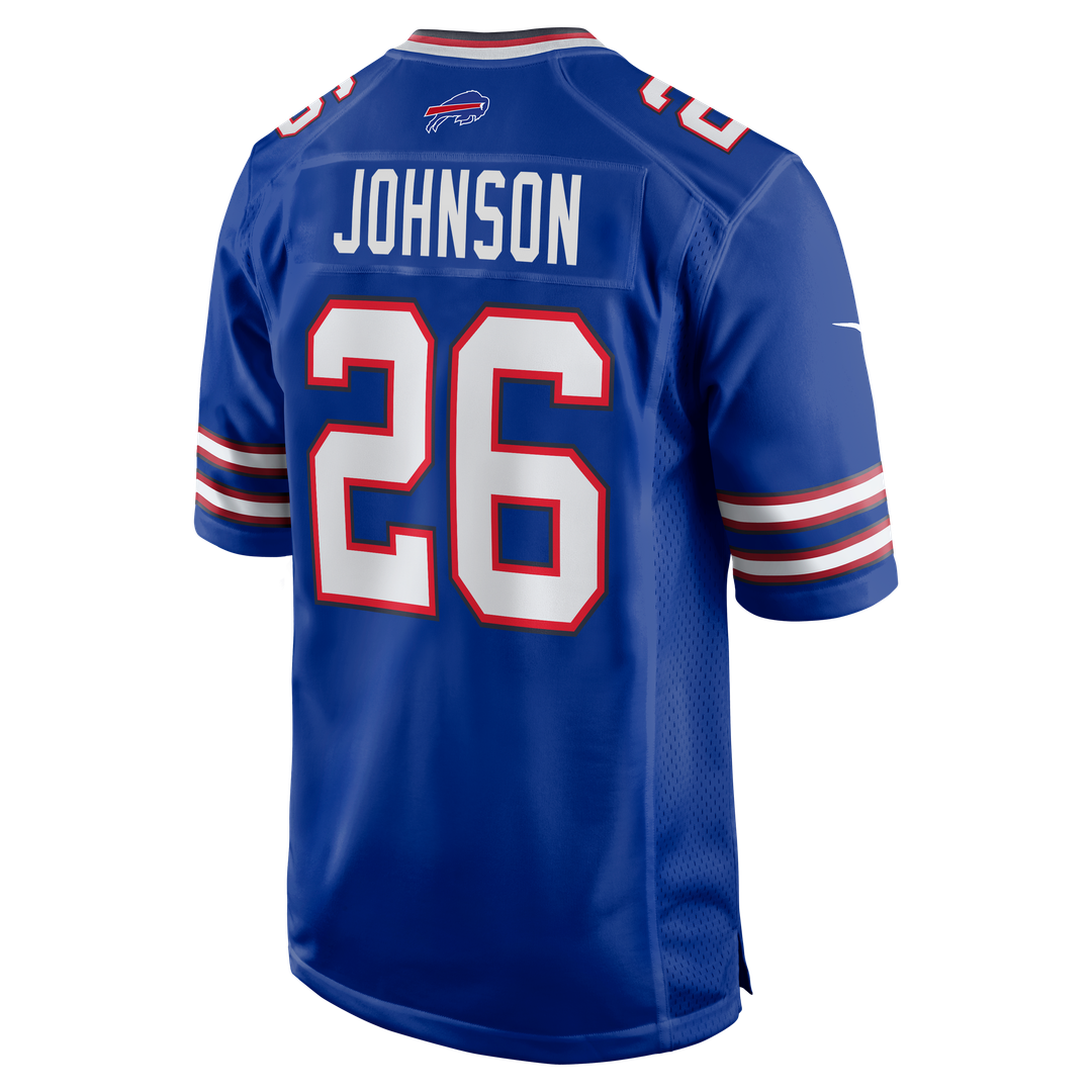 Men's Buffalo Bills Ty Johnson Nike Royal Team Game Jersey product image 3