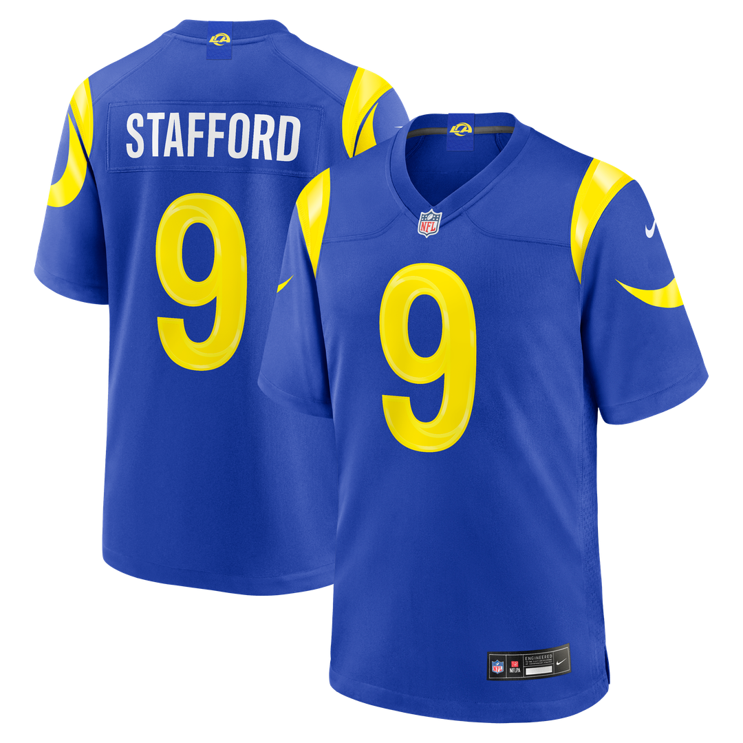 Men's Los Angeles Rams Matthew Stafford Nike White Game product image 7