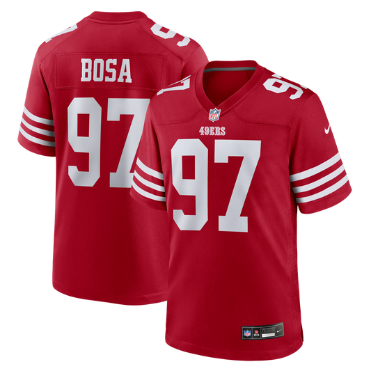Men's San Francisco 49ers Nick Bosa Nike Scarlet Team Game product image 1