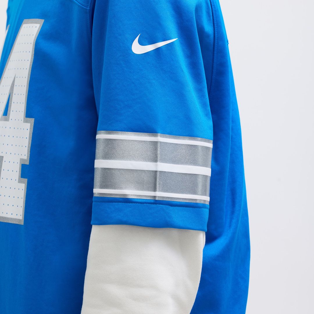 Men's Detroit Lions Amon-Ra St. Brown Nike Blue Game Jersey product image 10
