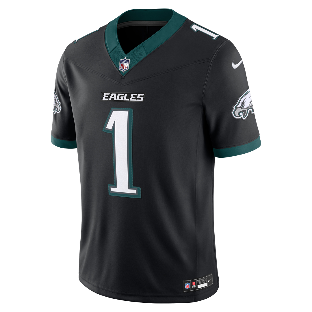 Men's Philadelphia Eagles Jalen Hurts Nike Black Alternate product image 2