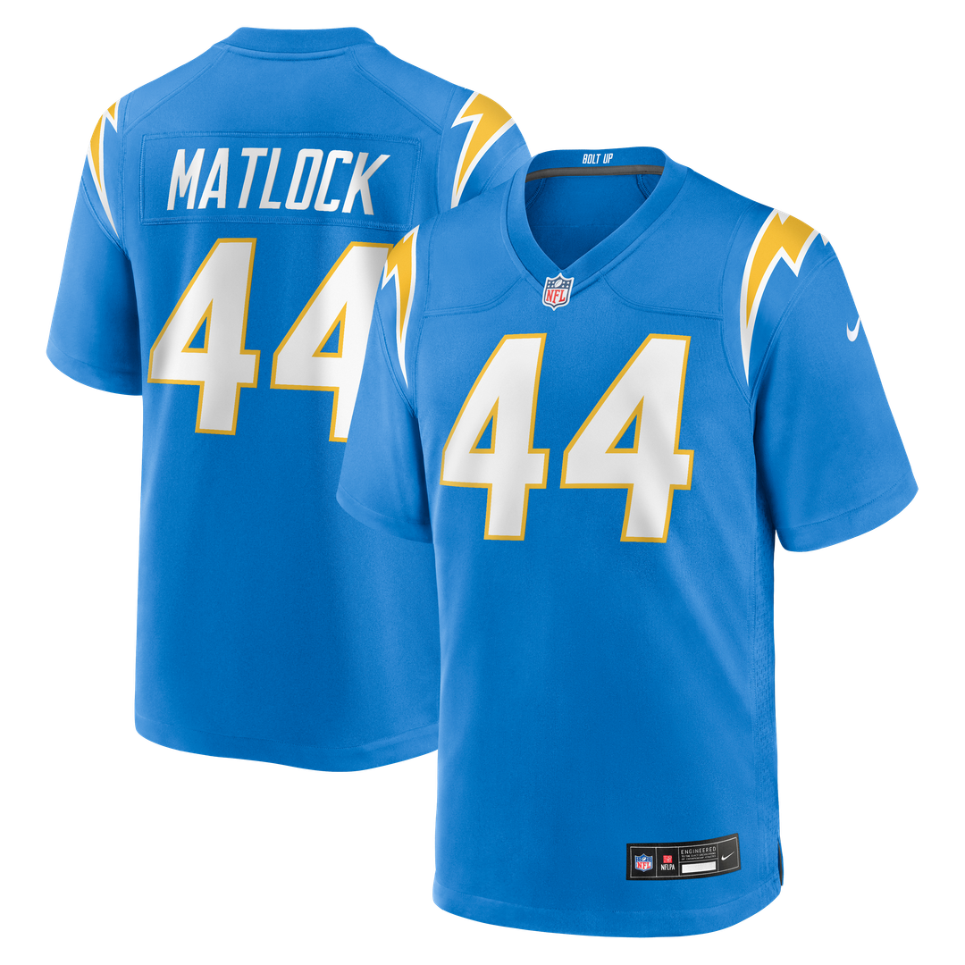 Men's Los Angeles Chargers Scott Matlock Nike Powder Blue product image 1