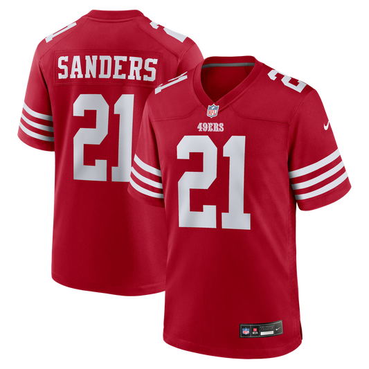 Men's San Francisco 49ers Deion Sanders Nike Scarlet Team product image 1