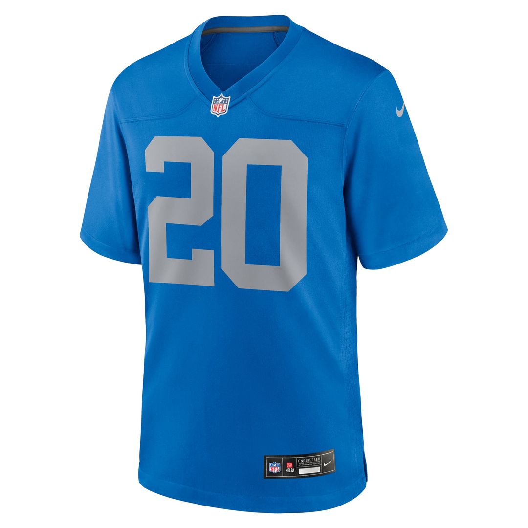 Men's Detroit Lions Barry Sanders Nike Blue Alternate Game product image 2