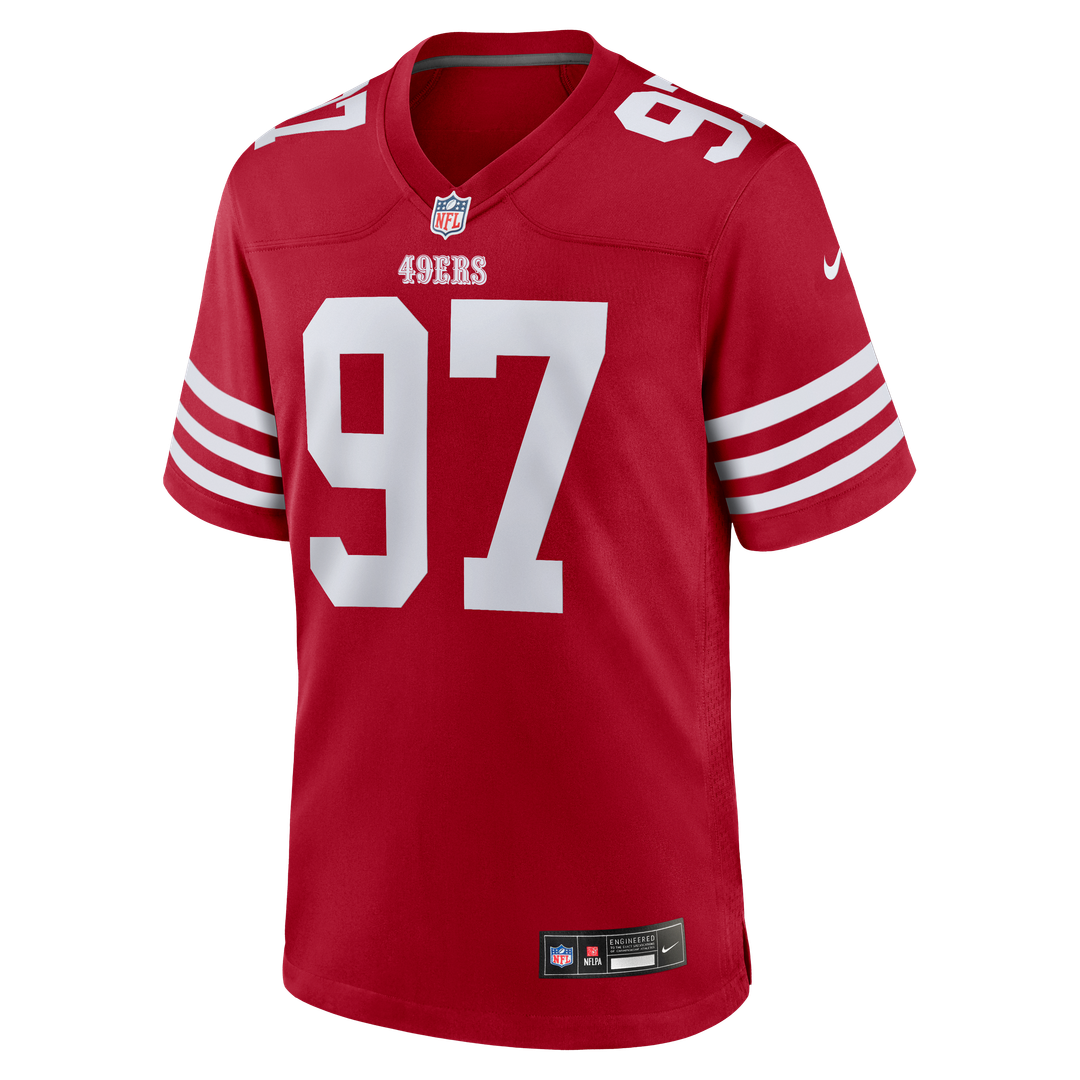 Men's San Francisco 49ers Nick Bosa Nike Scarlet Team Game product image 2