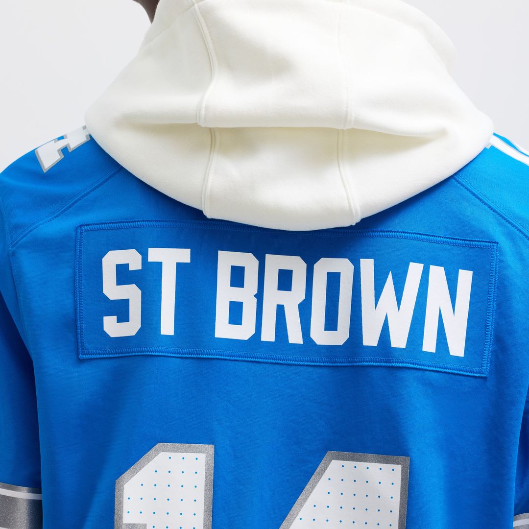 Men's Detroit Lions Amon-Ra St. Brown Nike Blue Game Jersey product image 8