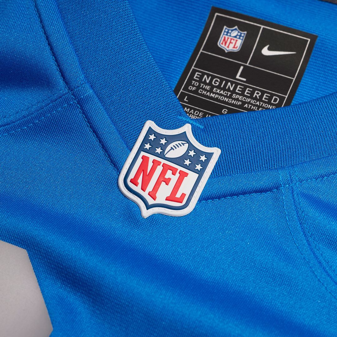 Men's Detroit Lions Brian Branch Nike Blue Alternate Game product image 4