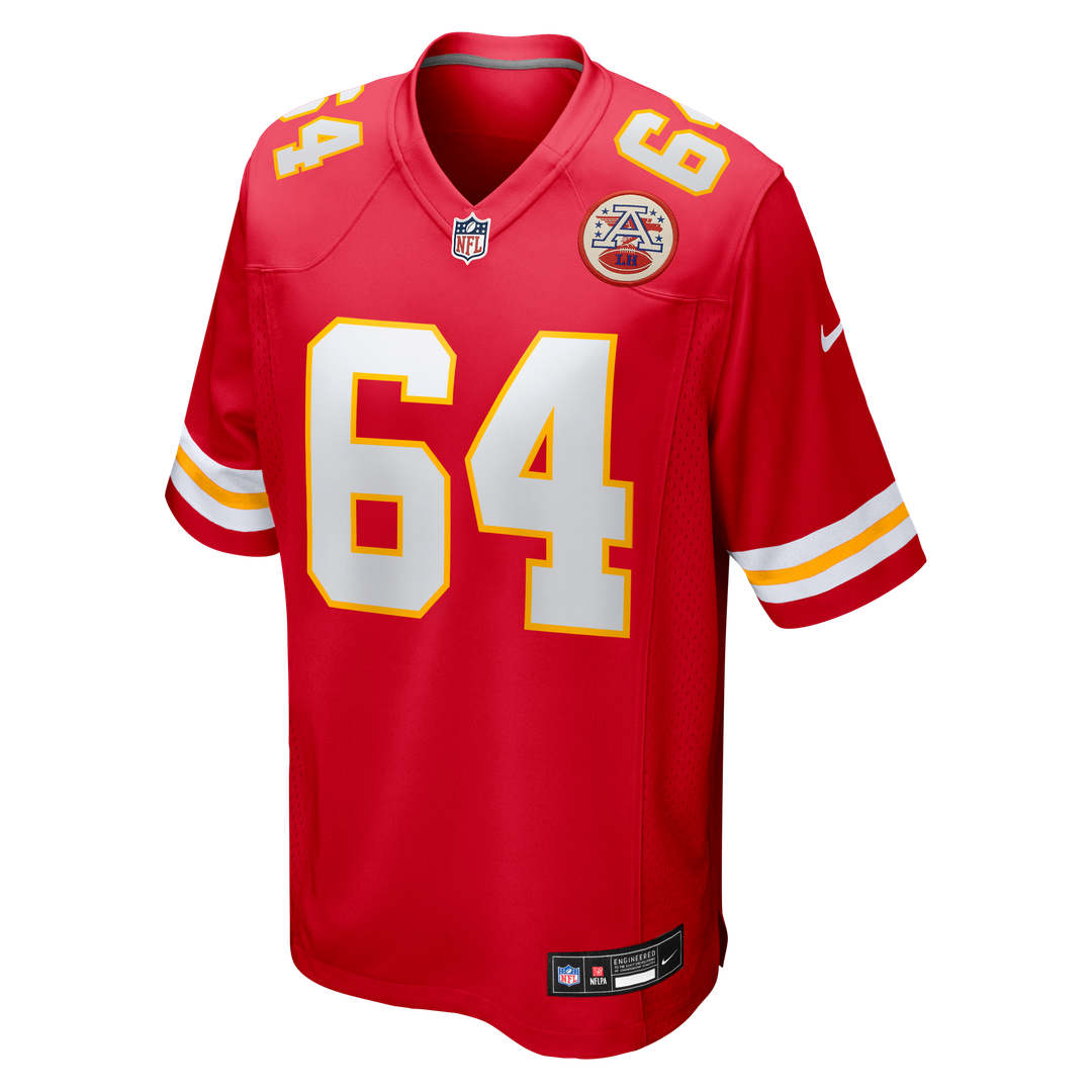 Men's Kansas City Chiefs Wanya Morris Nike Red Game Jersey product image 2