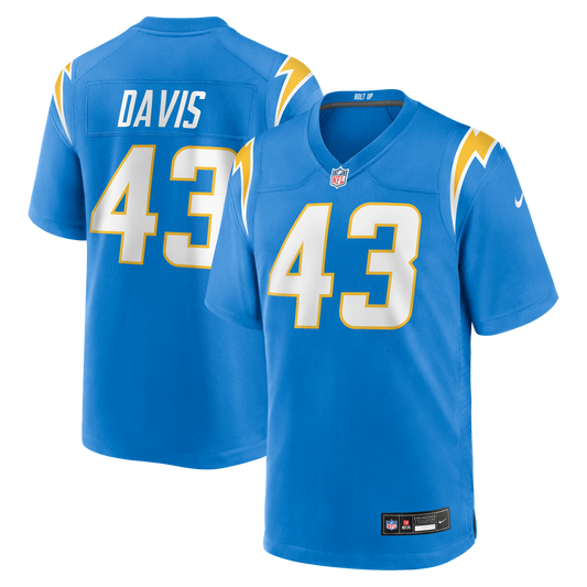 Men's Los Angeles Chargers Michael Davis Nike Powder Blue product image 1