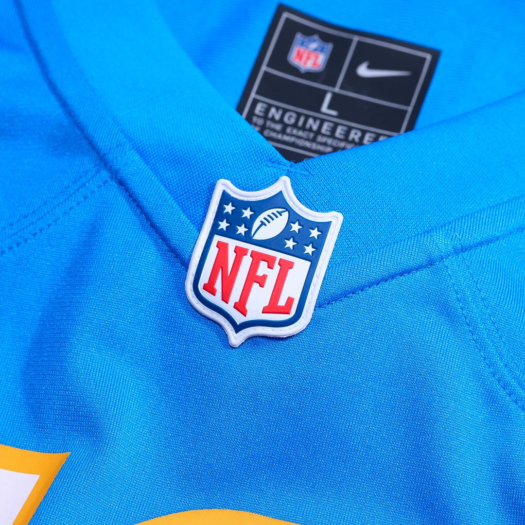 Men's Los Angeles Chargers Joe Alt Nike Powder Blue Player product image 4