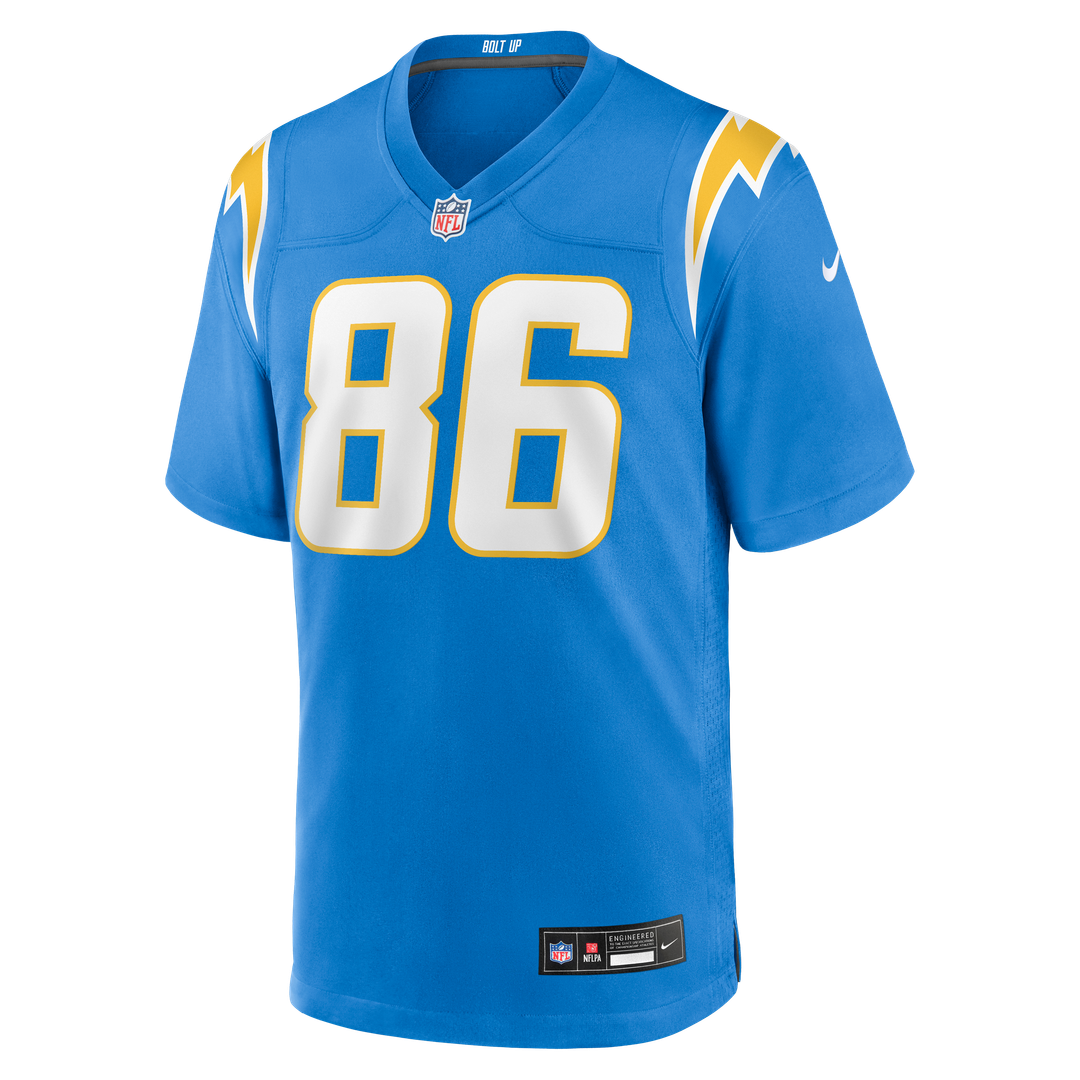 Men's Los Angeles Chargers Oronde Gadsden Nike Powder Blue product image 2