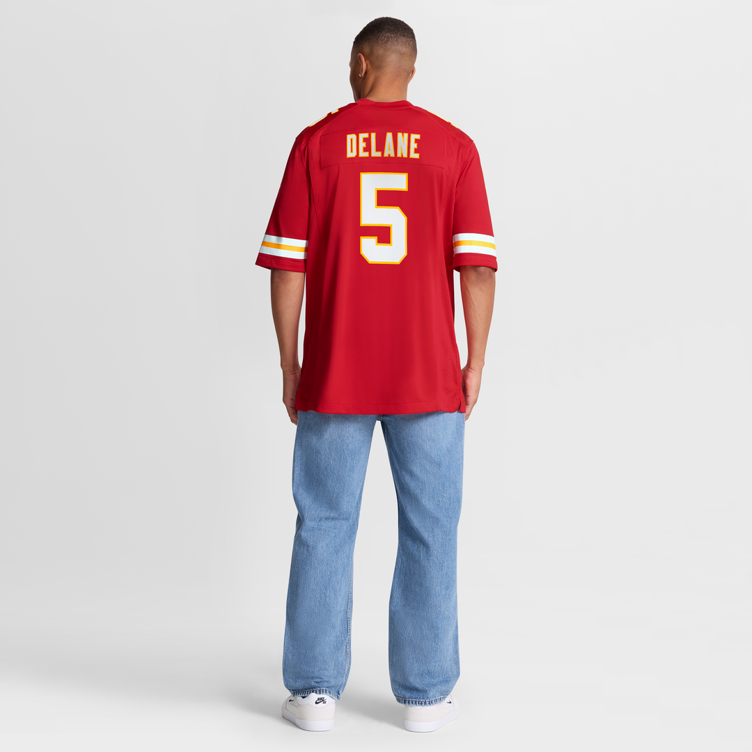 Men's Kansas City Chiefs Mansoor Delane Nike Red Team Game product image 3