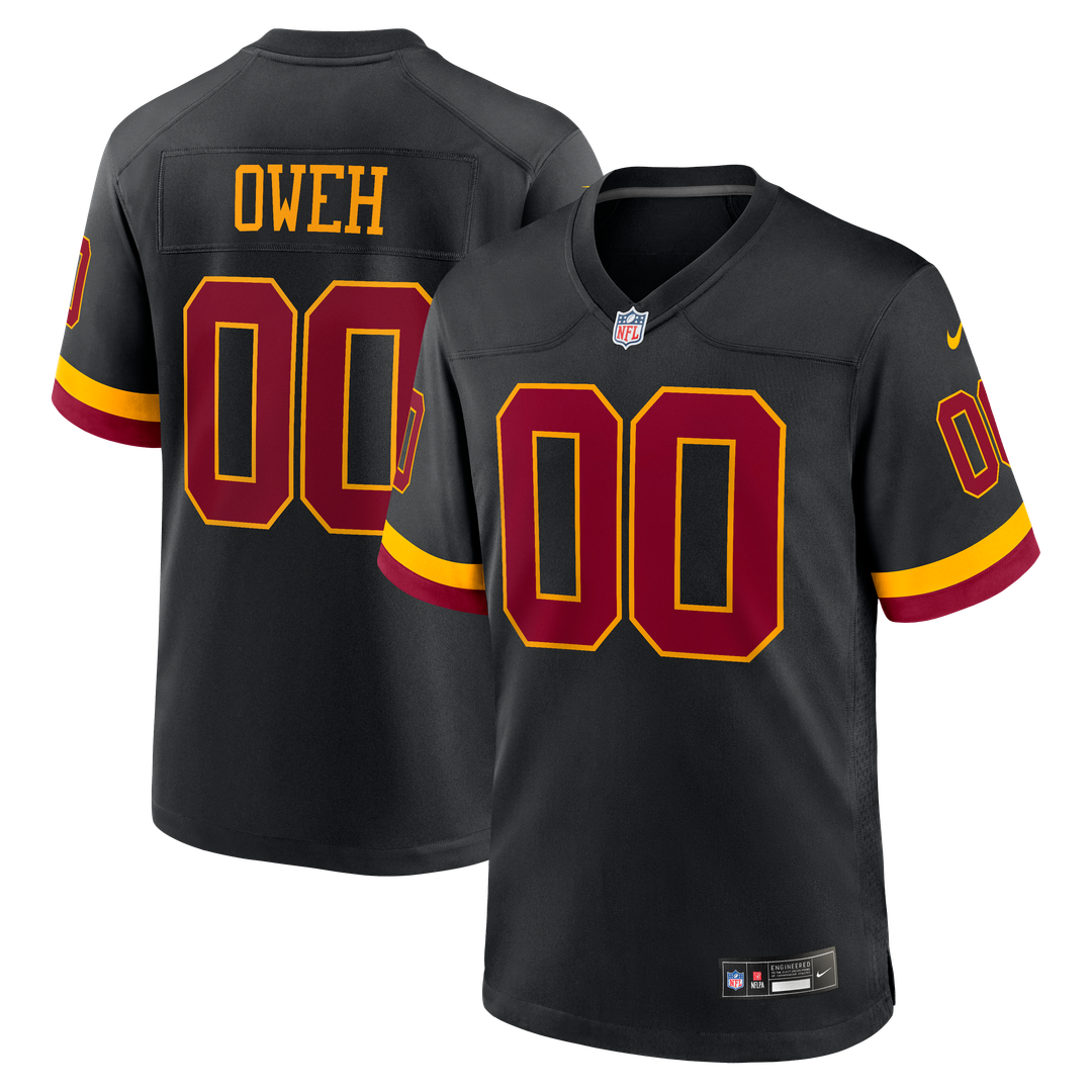 Men's Washington Commanders Odafe Oweh Nike Black Hail product image 1