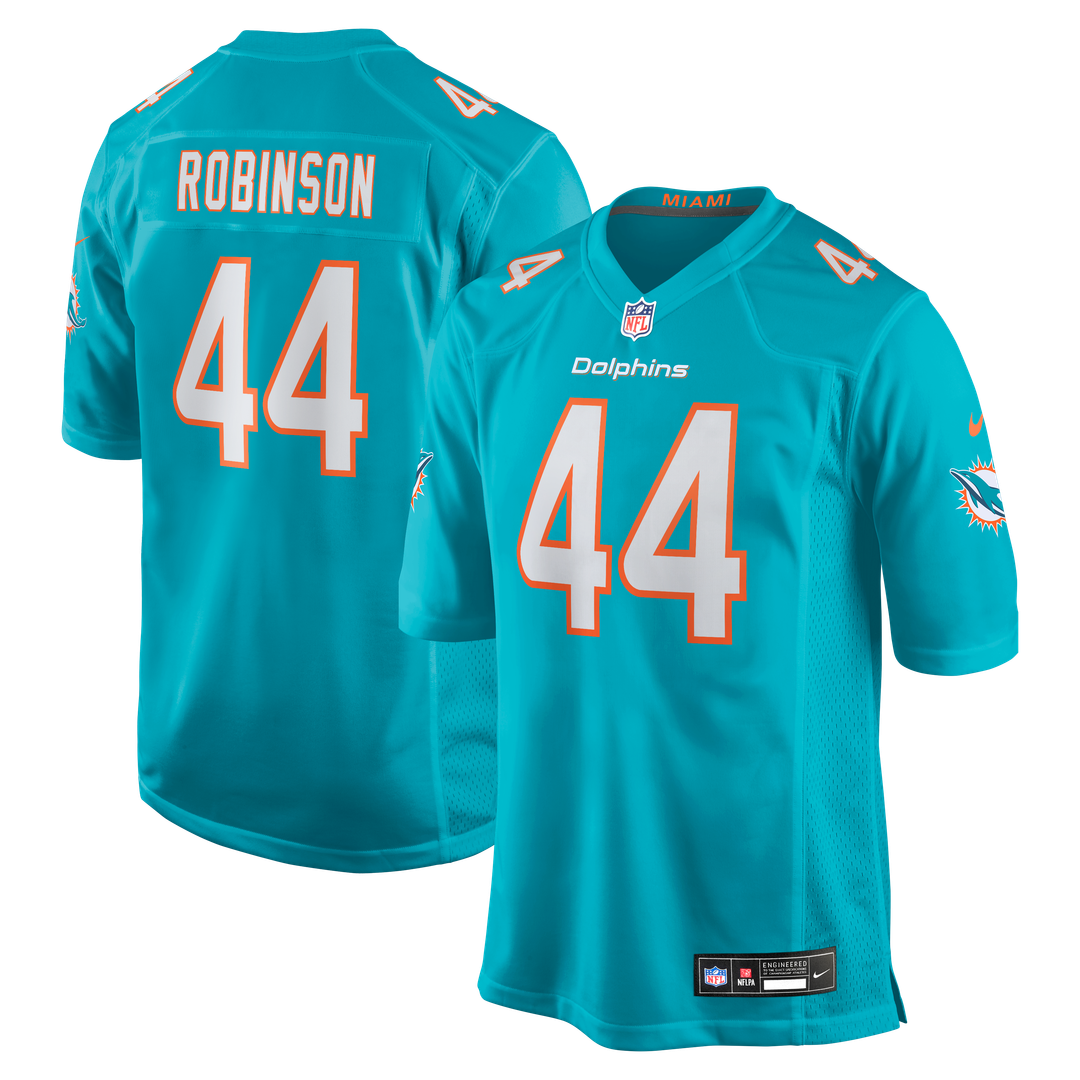 Men's Miami Dolphins Chop Robinson Nike Aqua Player Game product image 1