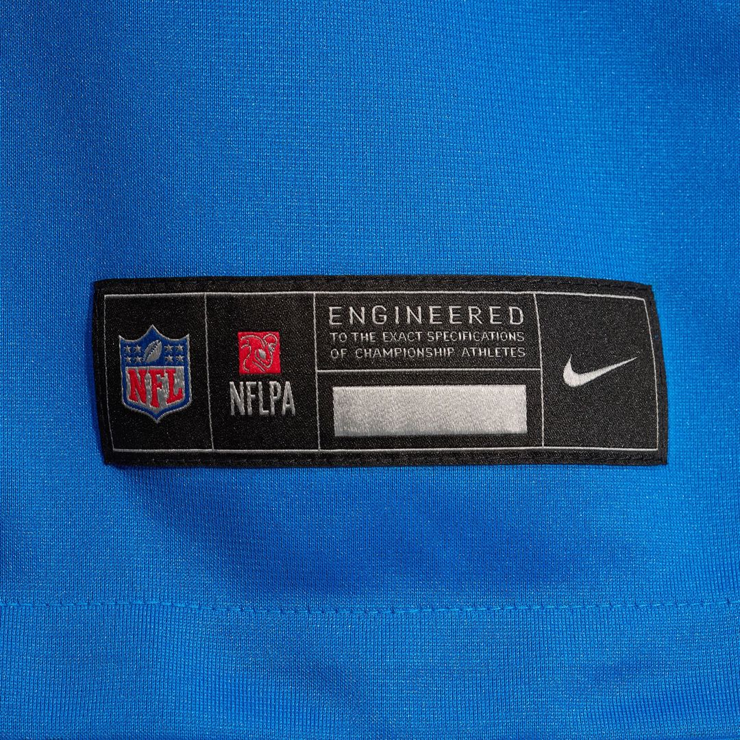 Men's Detroit Lions Penei Sewell Nike Blue Game Jersey product image 6