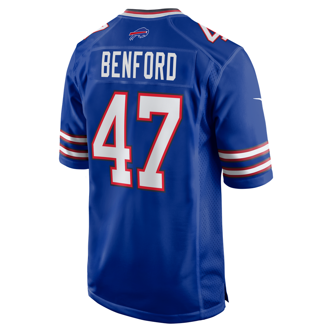 Men's Buffalo Bills Christian Benford Nike Royal Game Jersey product image 3