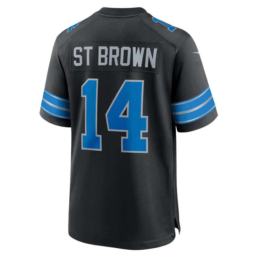 Men's Detroit Lions Amon-Ra St. Brown Nike Blue Game Jersey product image 23