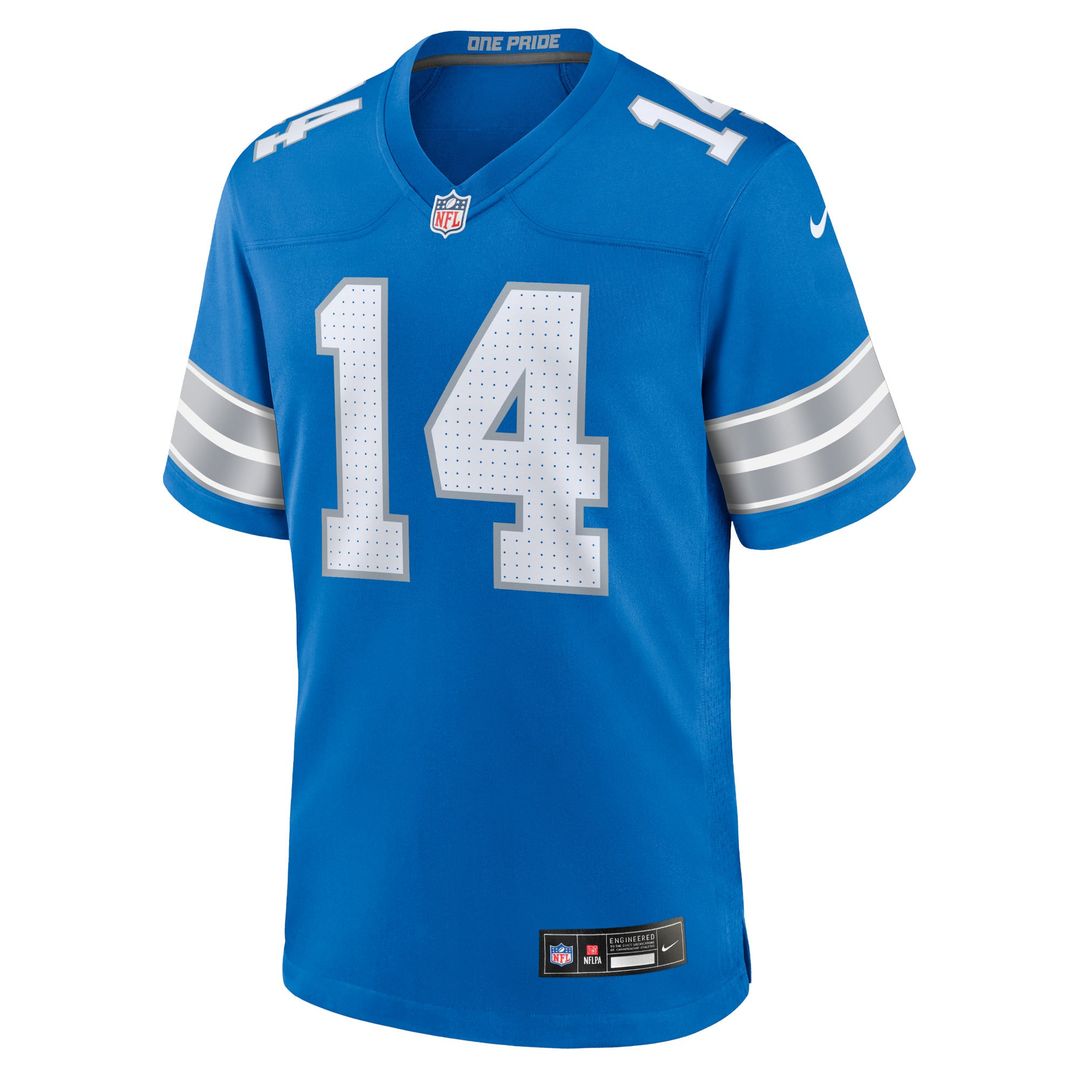 Men's Detroit Lions Amon-Ra St. Brown Nike Blue Game Jersey product image 12