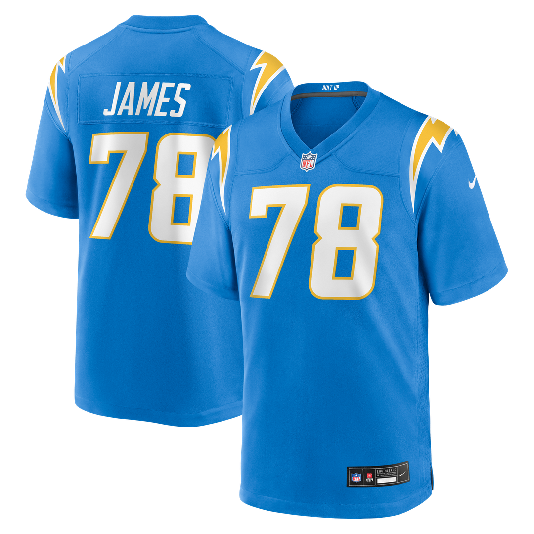 Men's Los Angeles Chargers Andre James Nike Powder Blue product image 1