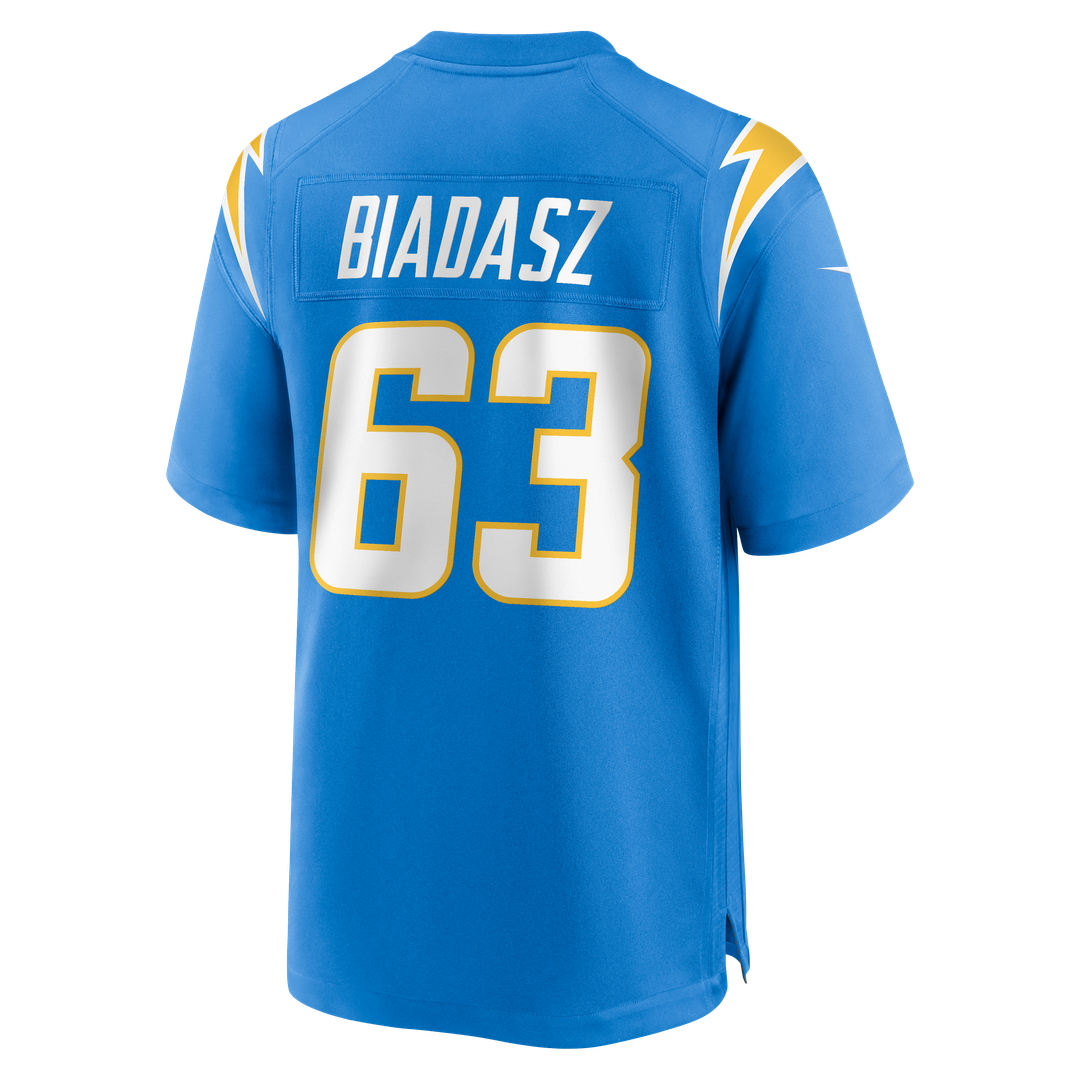 Men's Los Angeles Chargers Tyler Biadasz Nike Powder Blue product image 3