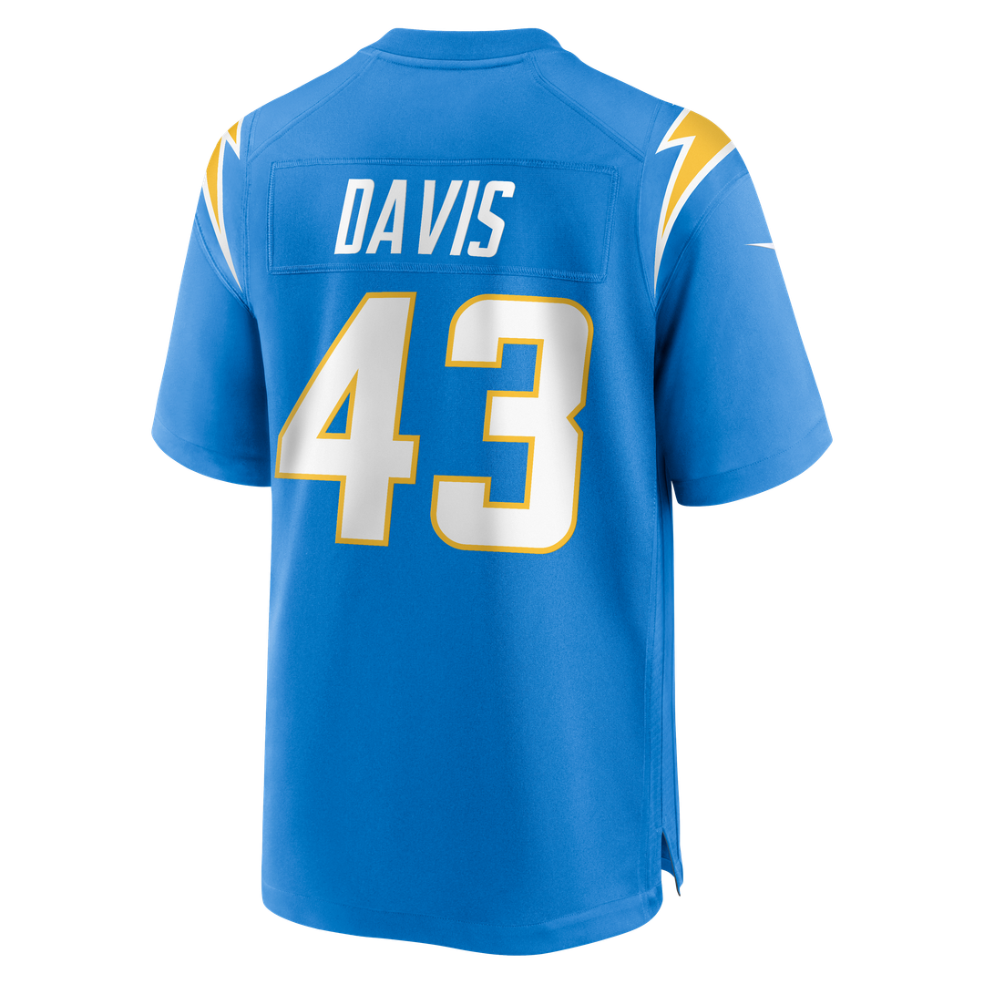 Men's Los Angeles Chargers Michael Davis Nike Powder Blue product image 3