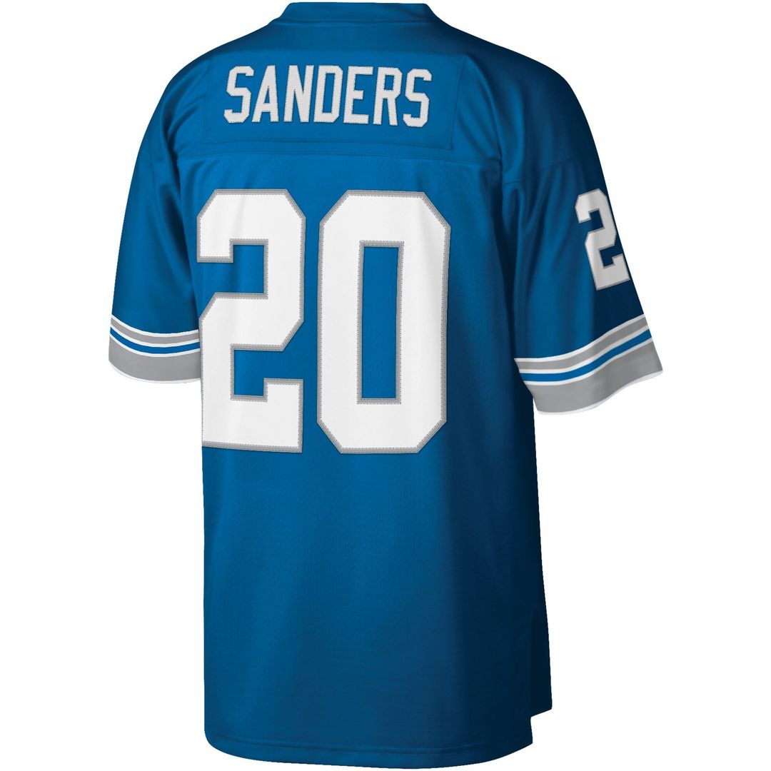 Men's Detroit Lions Barry Sanders Mitchell & Ness Blue product image 3
