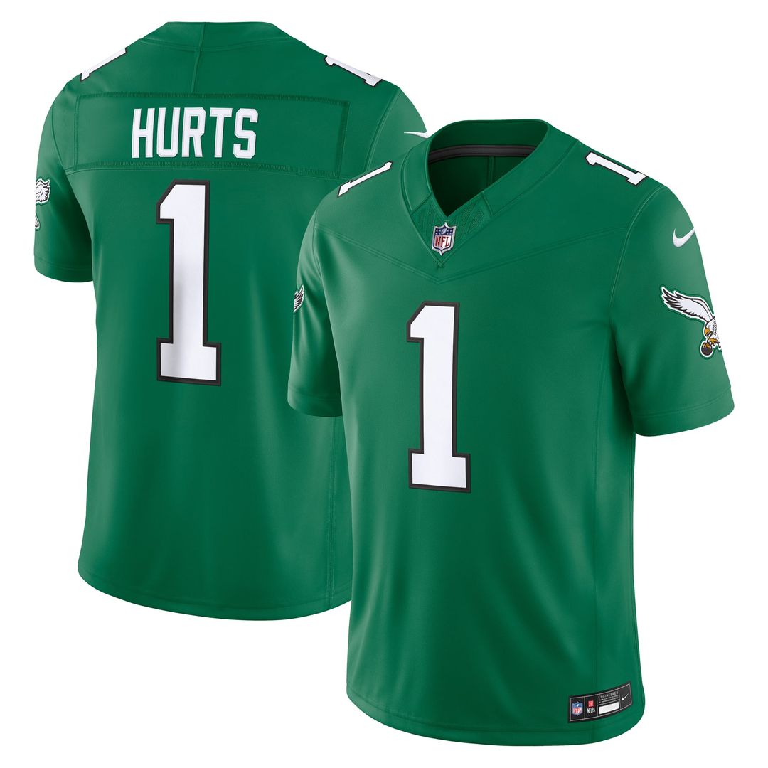 Men's Philadelphia Eagles Jalen Hurts Nike Midnight Green product image 9